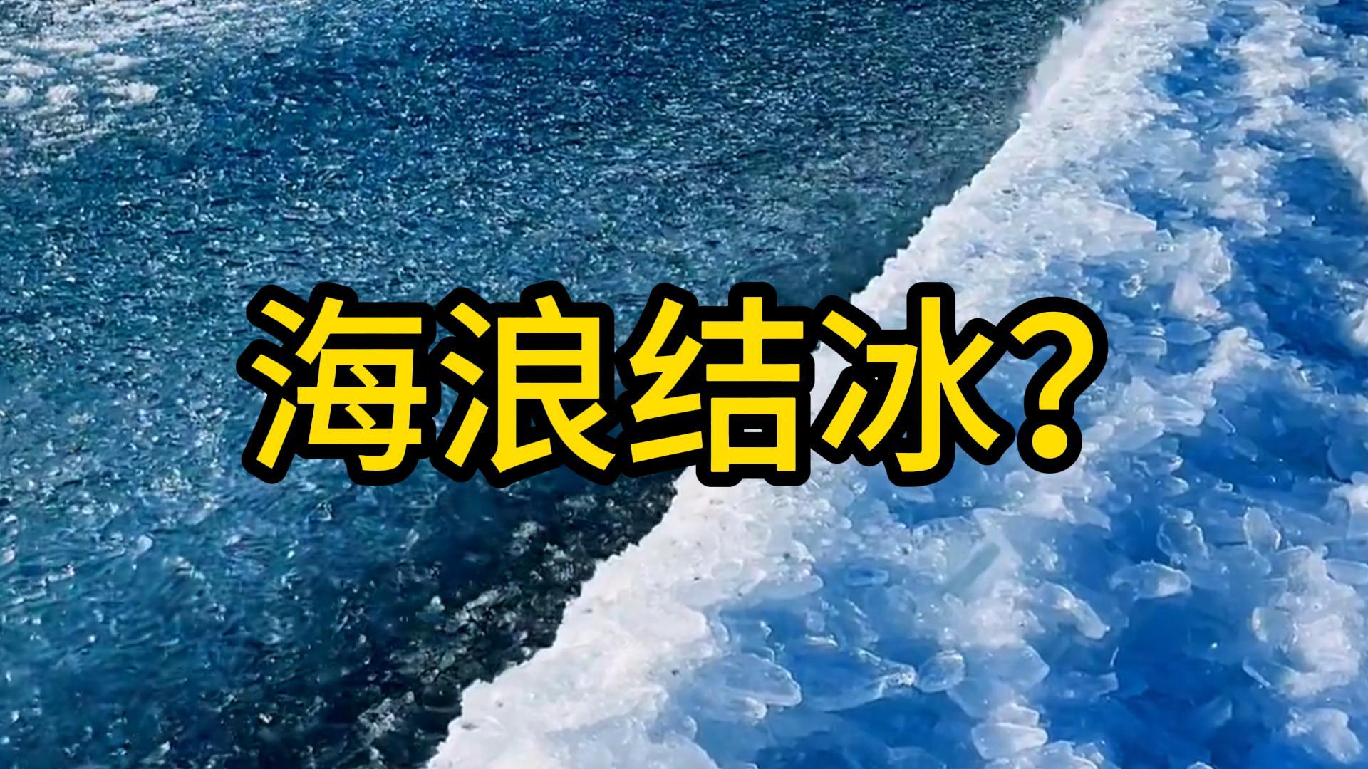 海浪也能結(jié)冰？進來漲知識咯~#科普三維動畫 #三維動畫